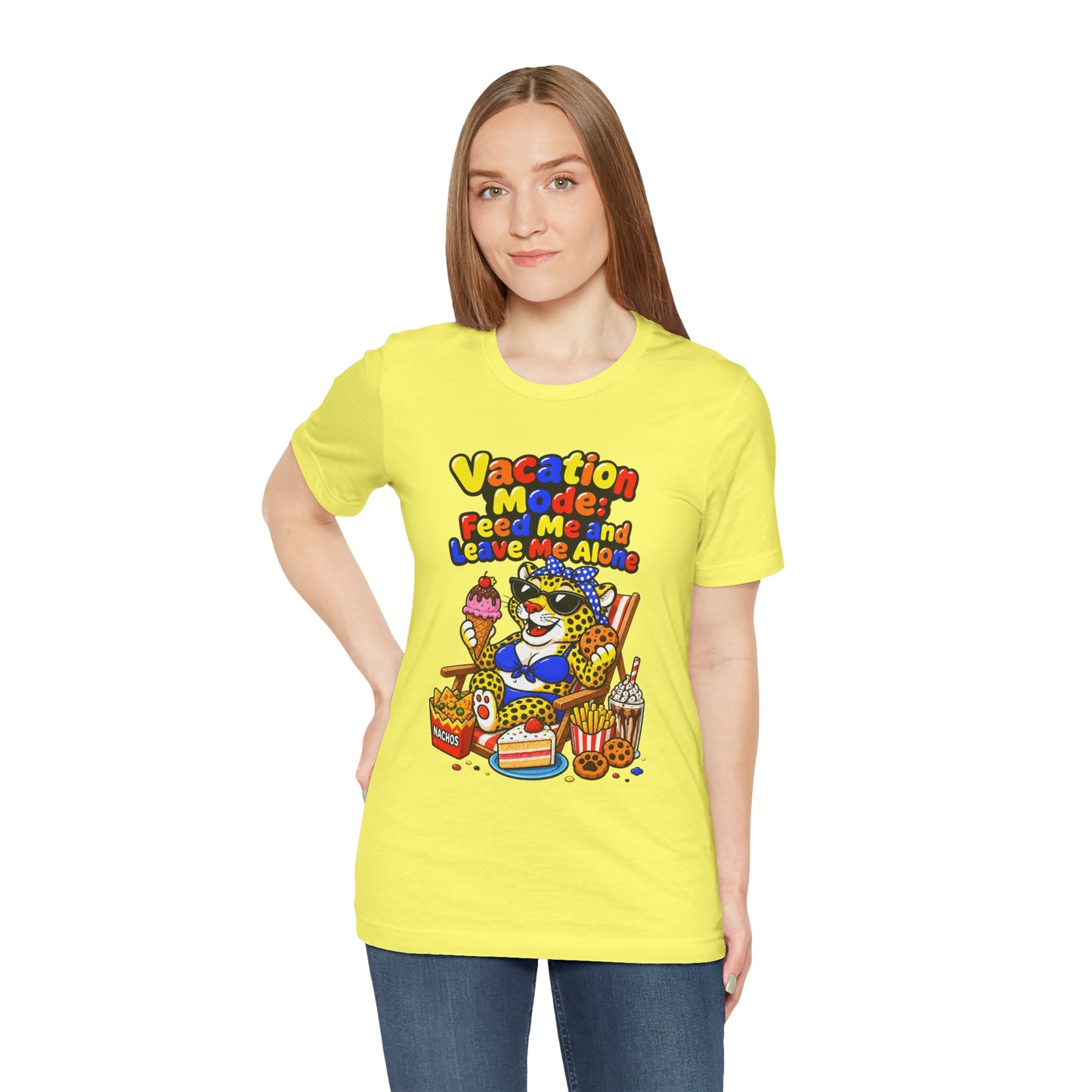 Vacation mode feed me and leave me alone T-shirt