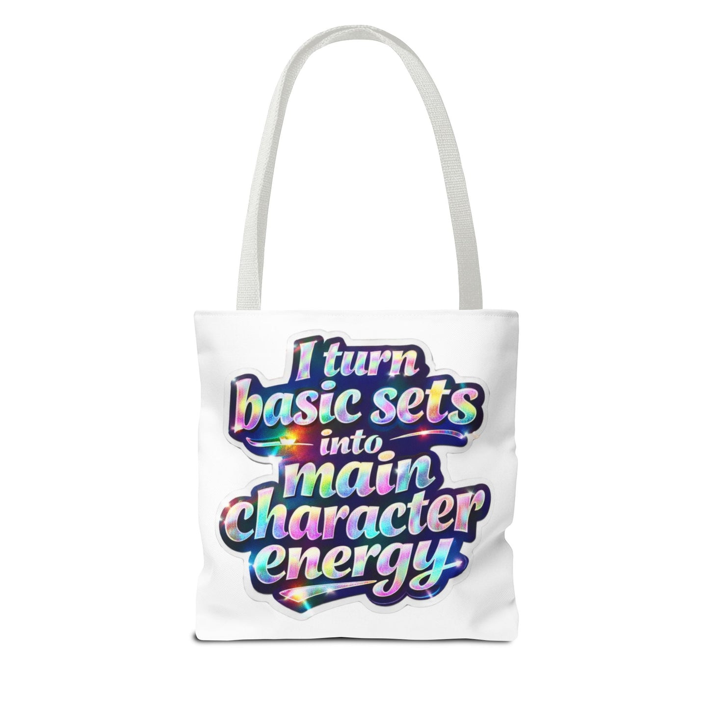 I turn basic sets into main character energy Tote Bag