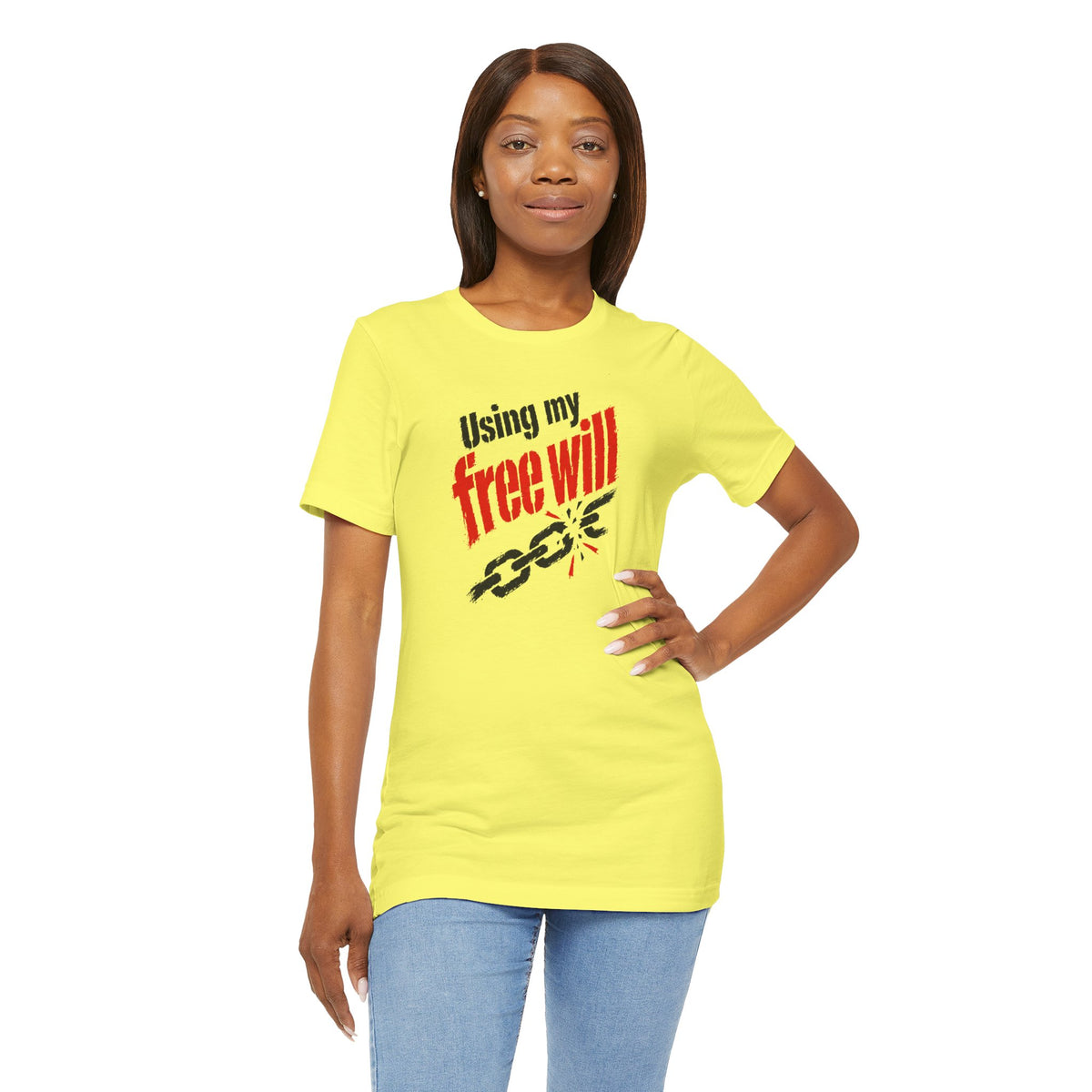 Using my free will T-shirt