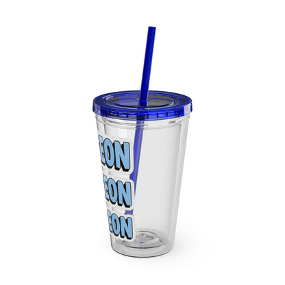 SURGEON faux sticker Clear Insulated Cup