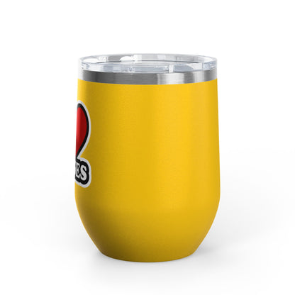 I love nurses faux sticker Tumbler