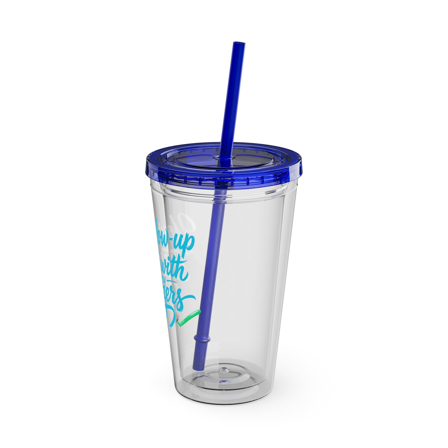 Your glow up starts with my tweezers Clear Insulated Cup