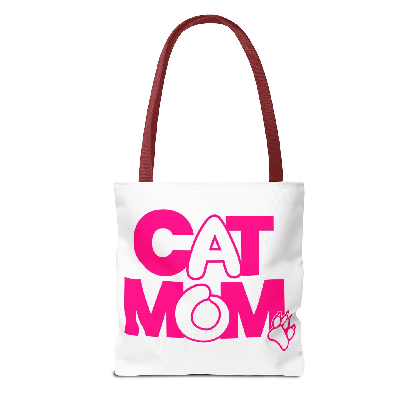 Cat mom pink Tote Bag