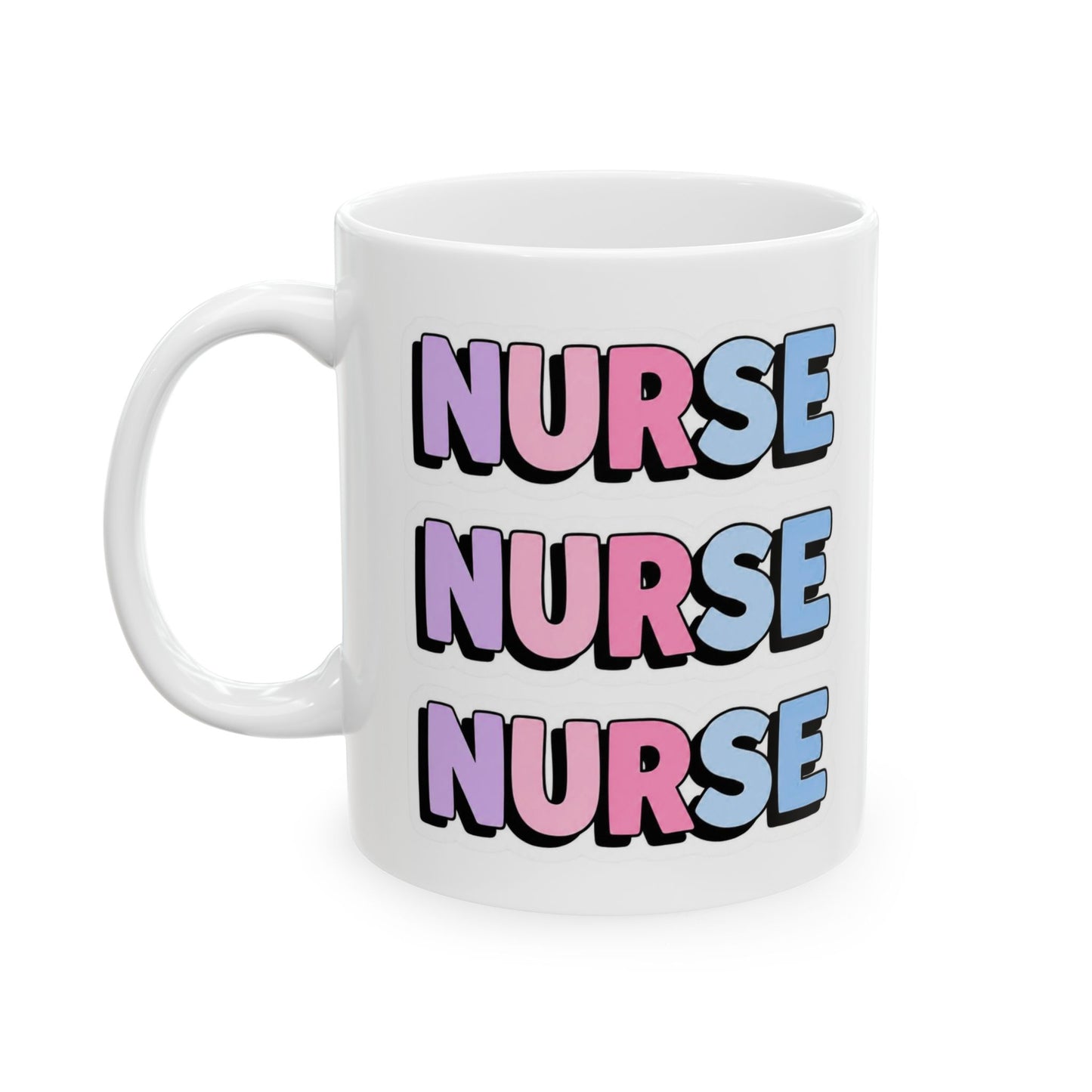 NURSE faux sticker Mug