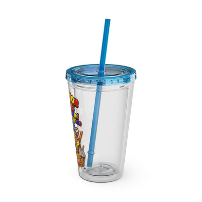 Vacation mode feed me and leave me alone Clear Insulated Cup