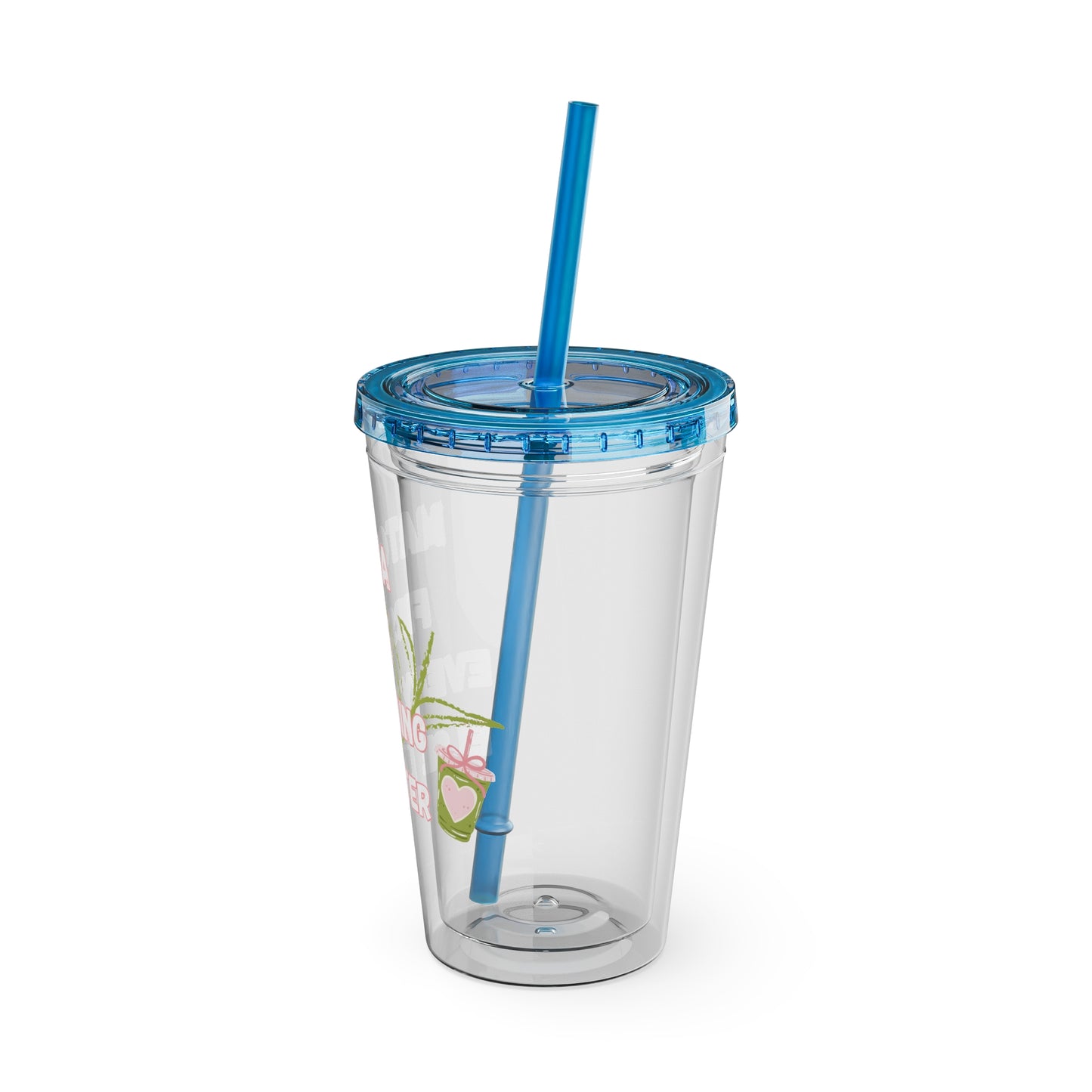 Matcha First Everything Else Later Clear Insulated Cup