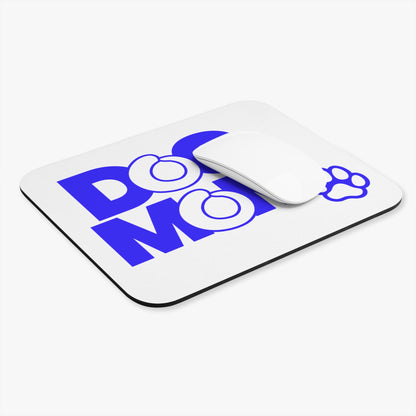 Dog mom blue Mouse Pad