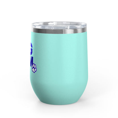 Dog mom blue Tumbler