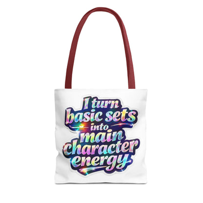 I turn basic sets into main character energy Tote Bag