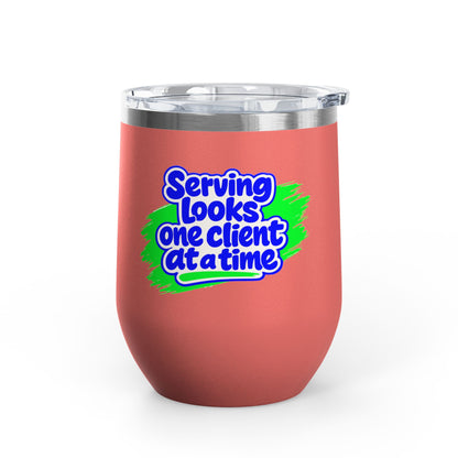 Serving looks one client at a time Tumbler