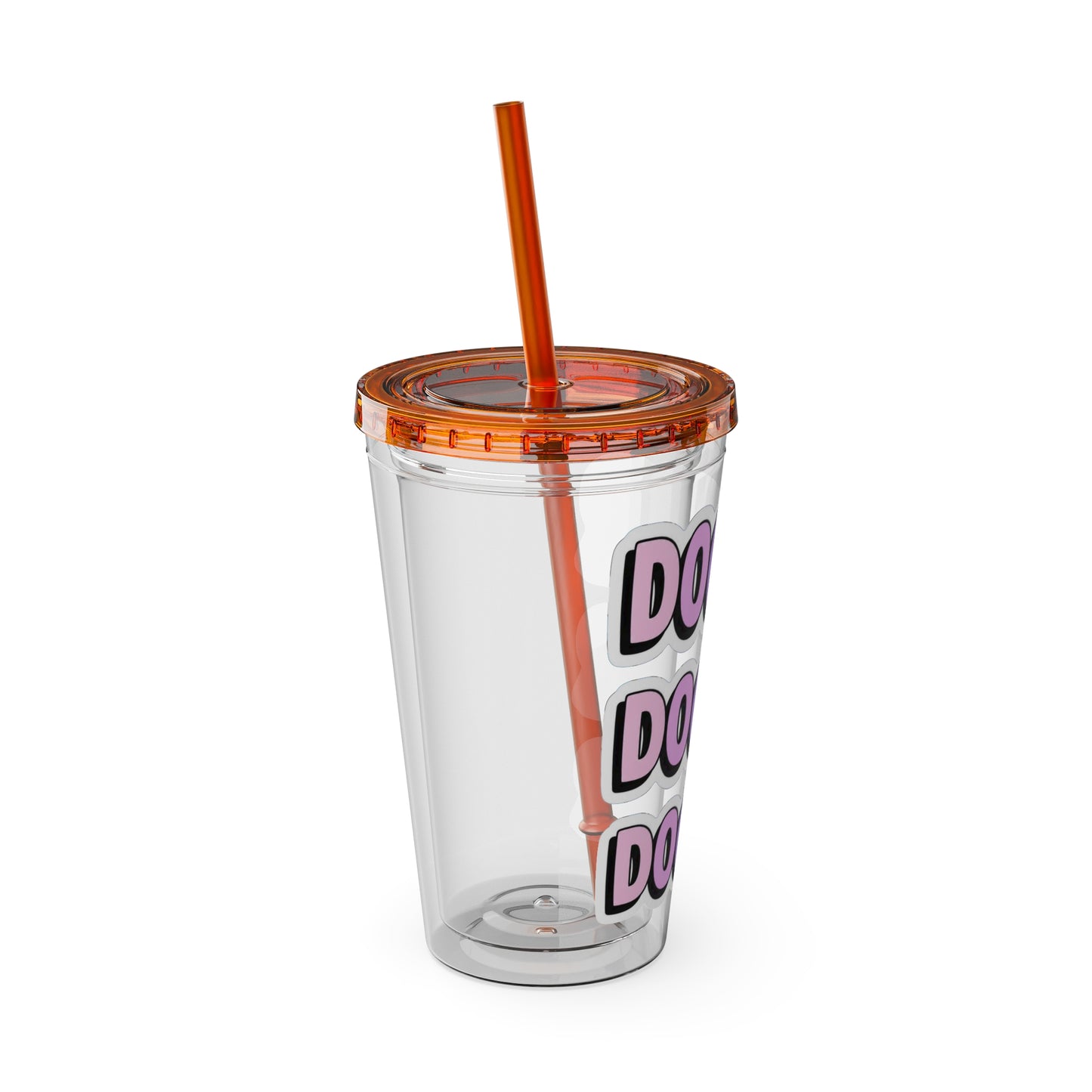 DOCTOR faux sticker Clear Insulated Cup