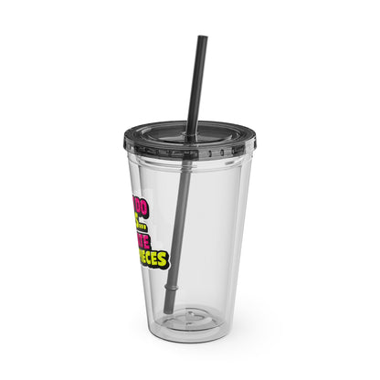 I don't do nails I create masterpieces Clear Insulated Cup
