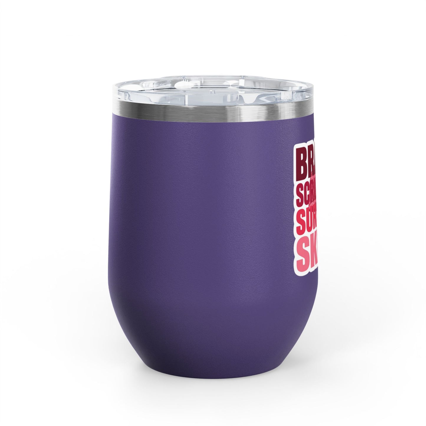 Brains, scrubs and surgical skills pink Tumbler