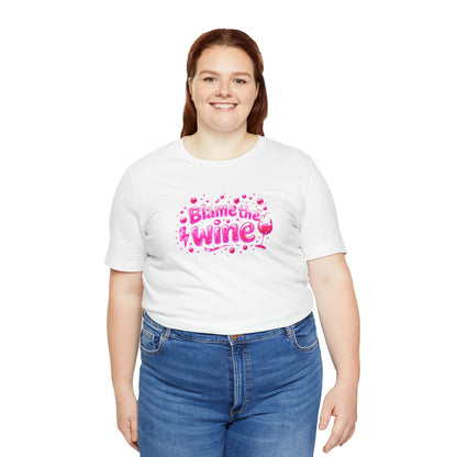 Blame the wine T-shirt