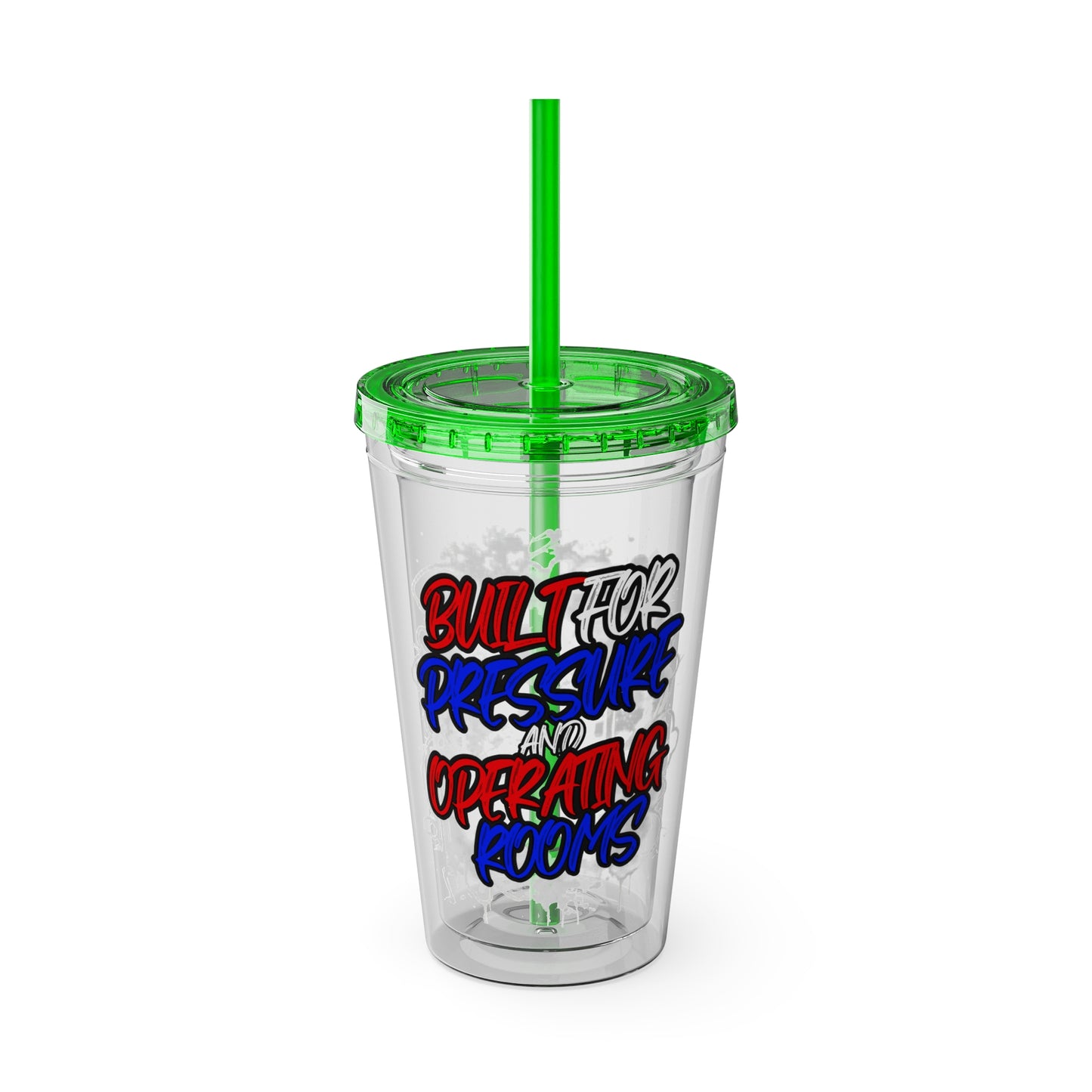 Built for pressure and operating rooms Clear Insulated Cup