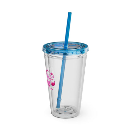 Blame the wine Clear Insulated Cup