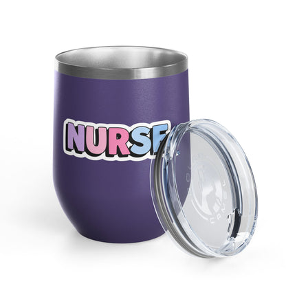 NURSE faux sticker Tumbler
