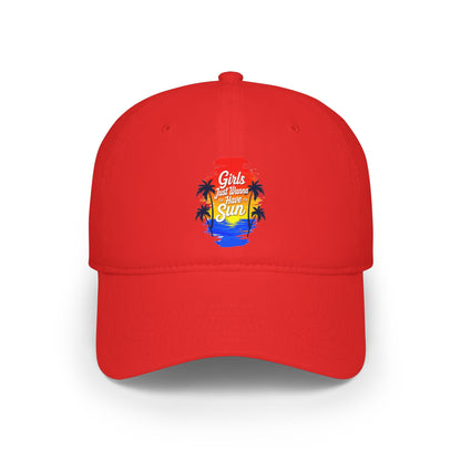 Girls just wanna have sun Baseball Cap