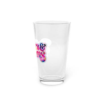 Dollars & Dreams Beer Glass