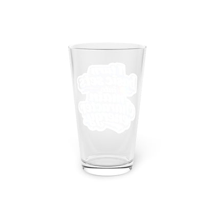I turn basic sets into main character energy Beer Glass
