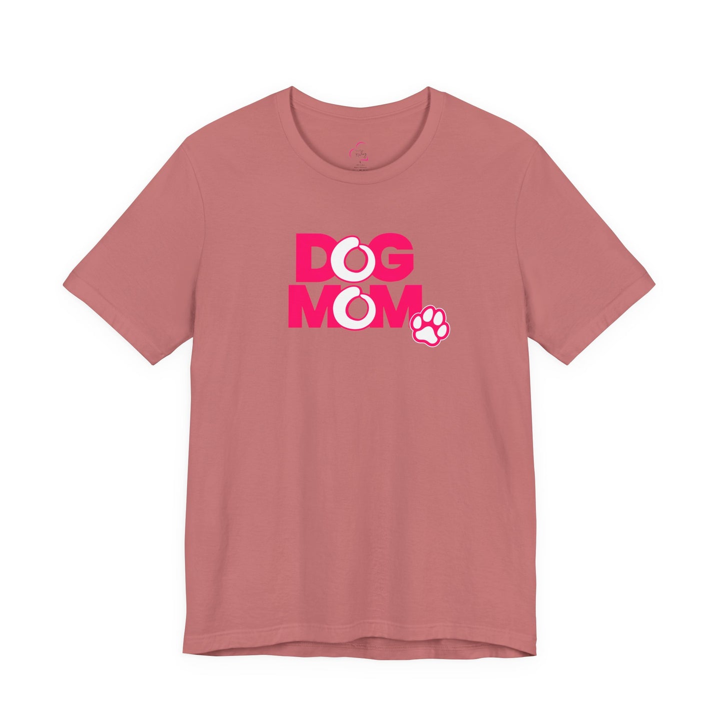 Dog mom pink T-shirt