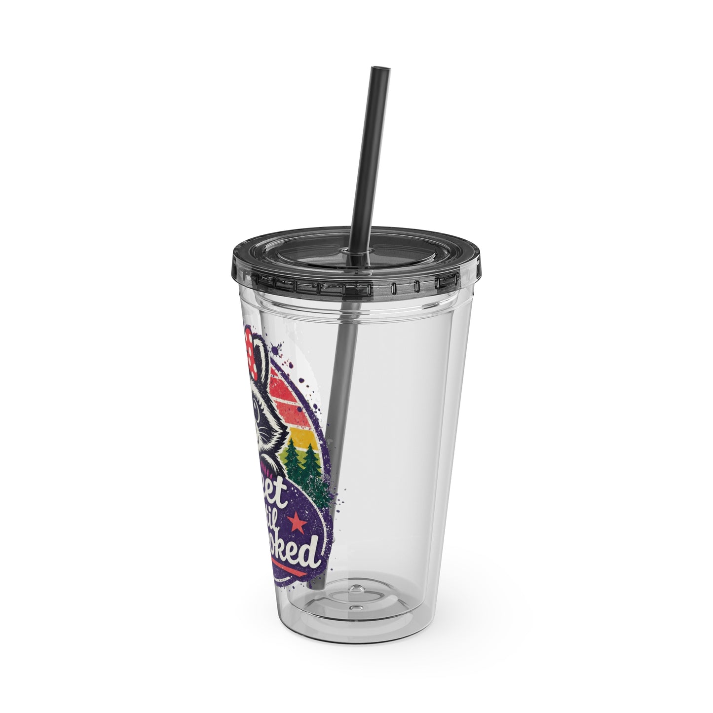 Sweet until provoked Clear Insulated Cup