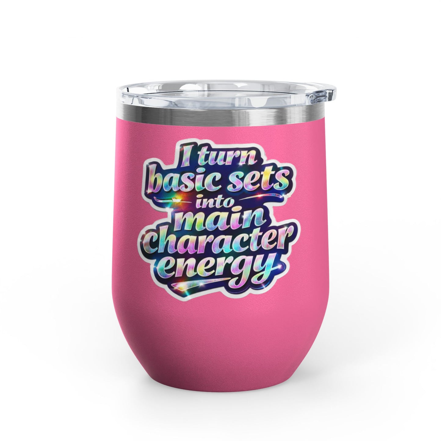 I turn basic sets into main character energy Tumbler