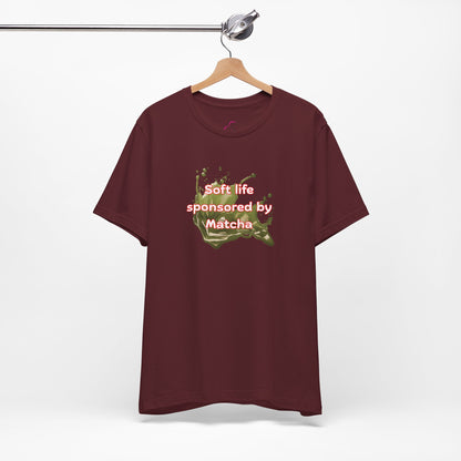 Soft life sponsored by Matcha T-shirt