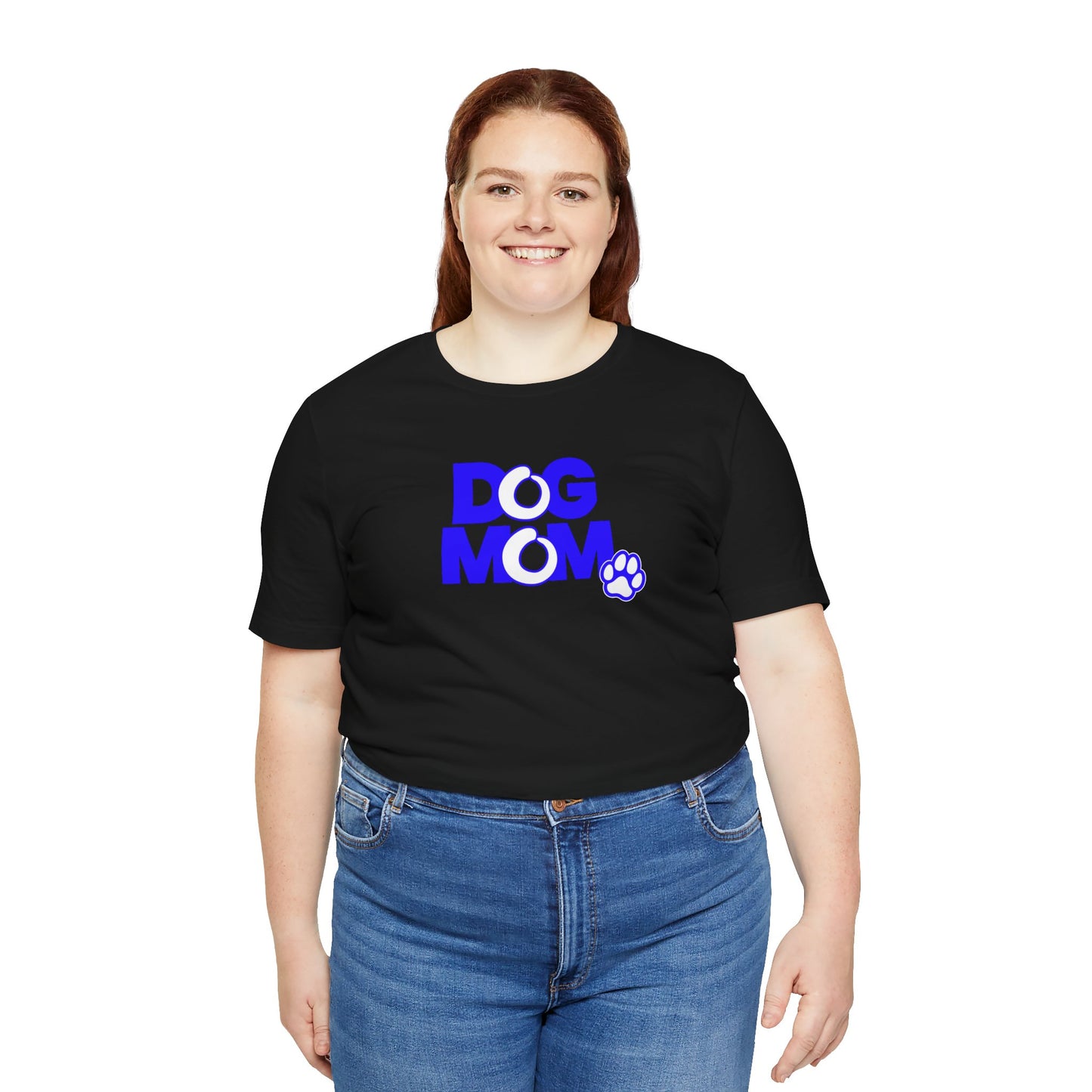 Dog mom blue T-shirt