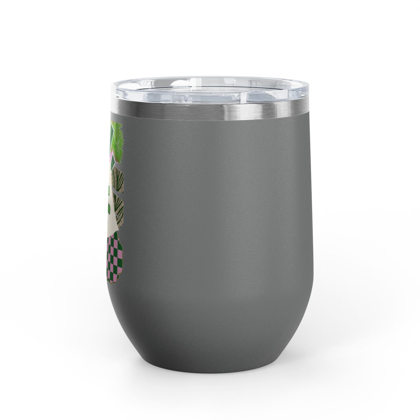 Matcha made me do it Wine Tumbler