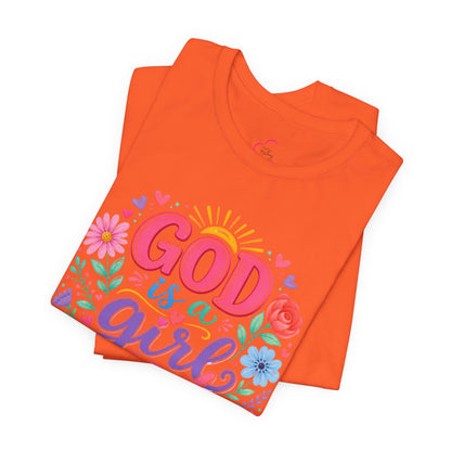 GOD is a girl dad T-shirt