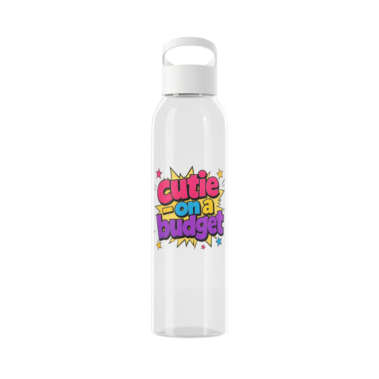 Cutie on a budget Water Bottle