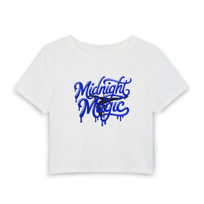 Midnight Magic Crop Tee
