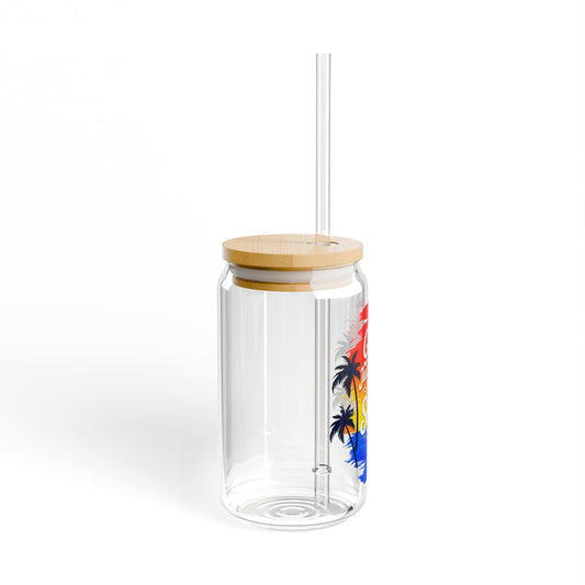 Girls just wanna have sun Sipper Glass