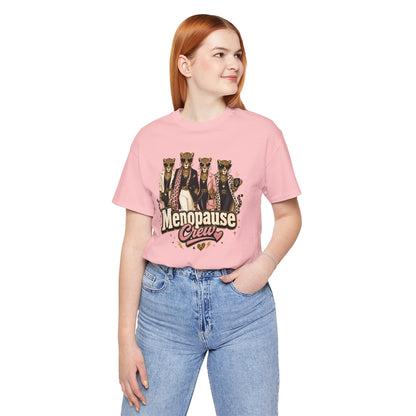 Menopause crew leopard T-shirt