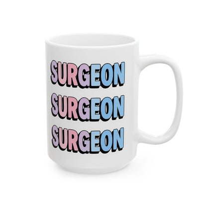 SURGEON faux sticker Mug