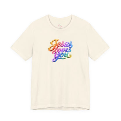 Jesus loves you T-shirt