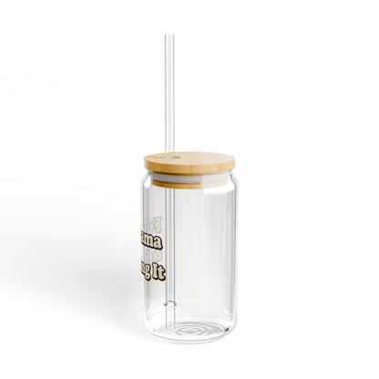Fur mama & loving it Sipper Glass