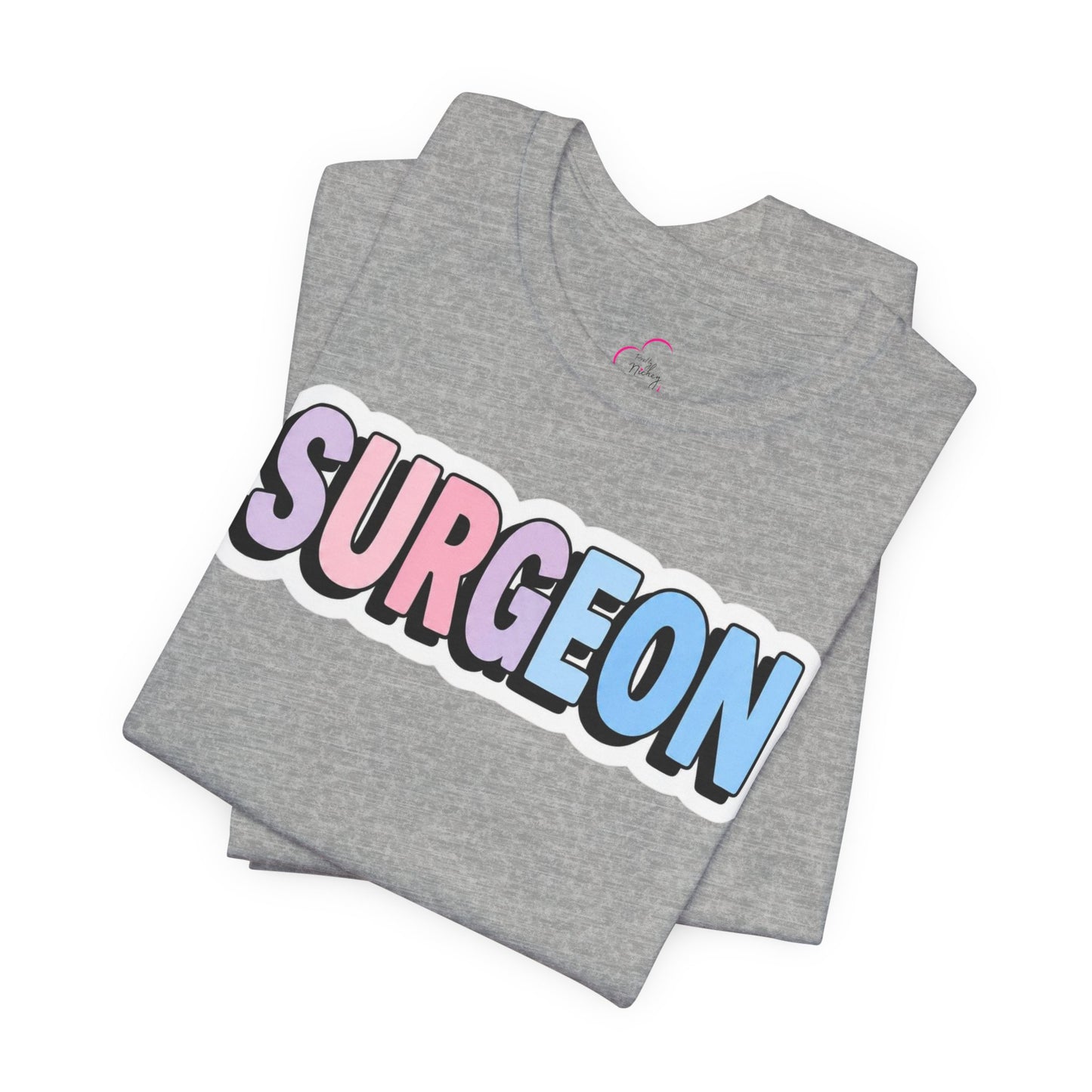 SURGEON faux sticker T-shirt