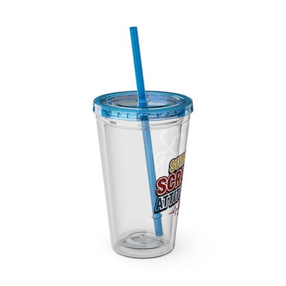 Suns up, scrubs on, attitude ready Clear Insulated Cup