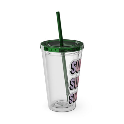 SURGEON faux sticker Clear Insulated Cup