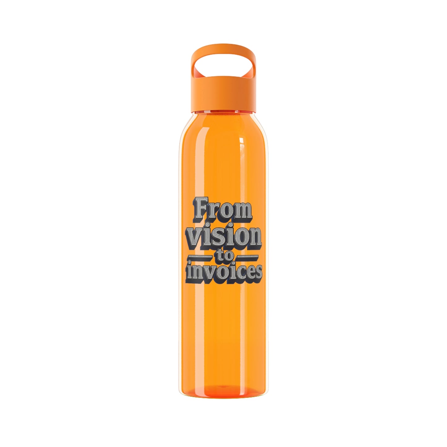 From vision to invoices Water Bottle