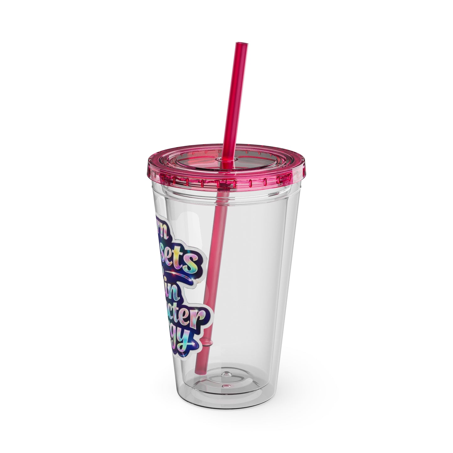 I turn basic sets into main character energy Clear Insulated Cup