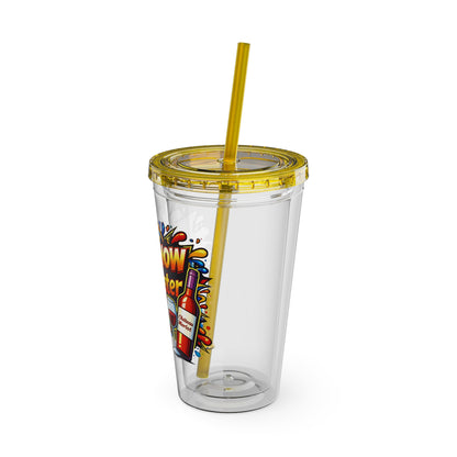 WINE NOW Adult later Clear Insulated Cup