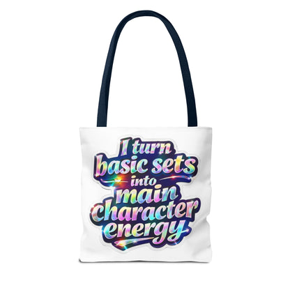 I turn basic sets into main character energy Tote Bag
