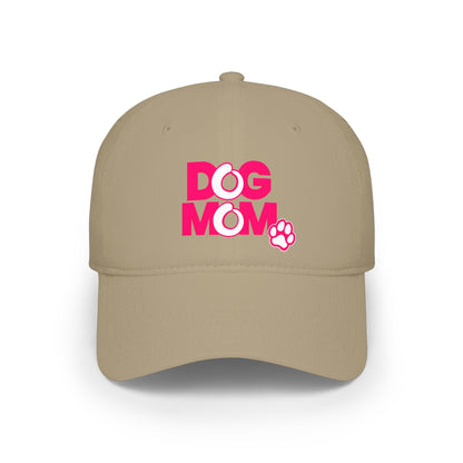 Dog mom pink Baseball Cap