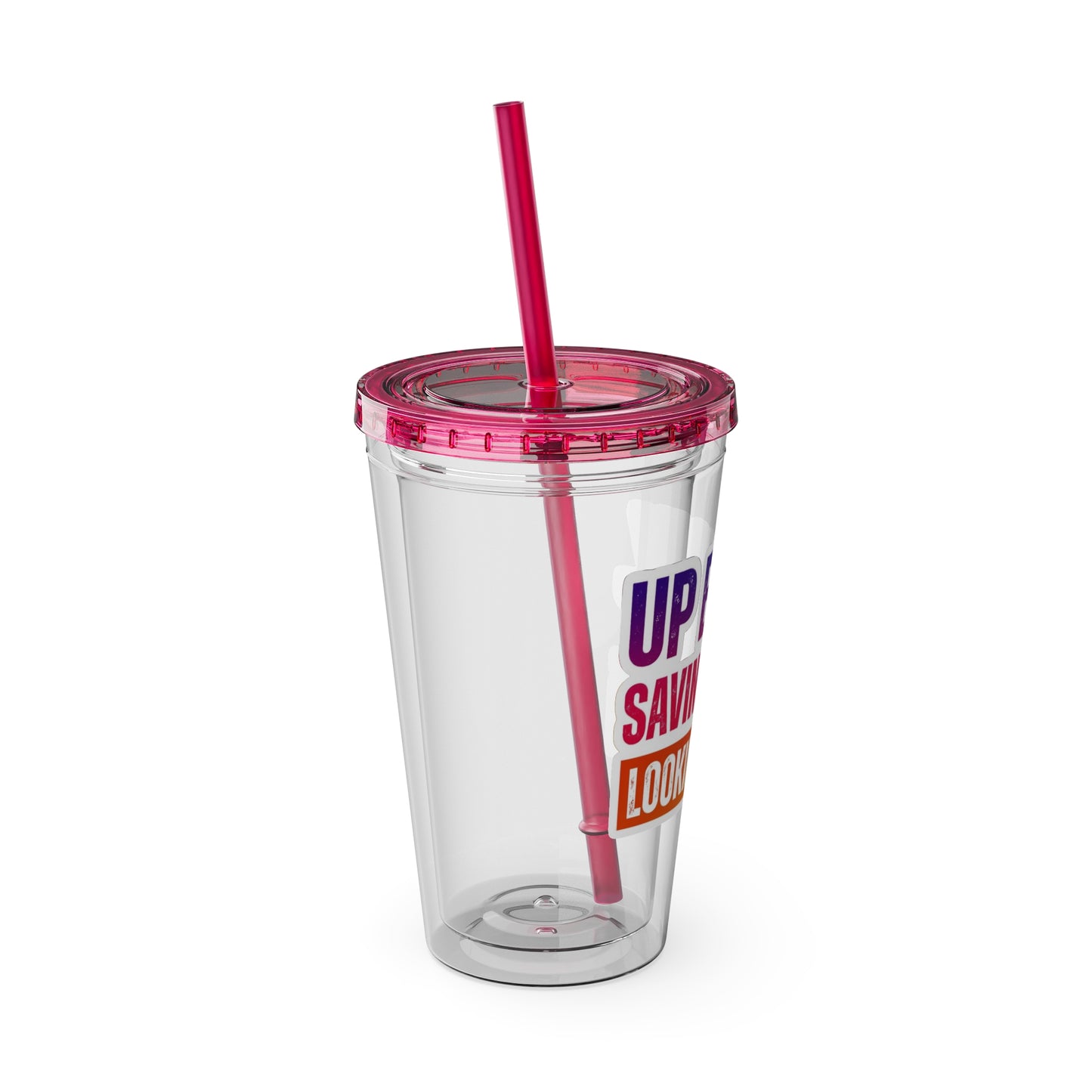 Up early, saving lives, looking good Clear Insulated Cup