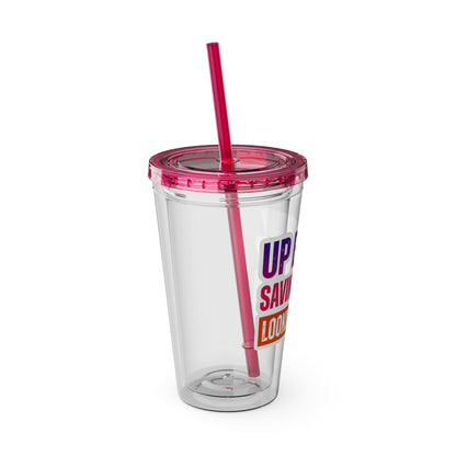 Up early, saving lives, looking good Clear Insulated Cup