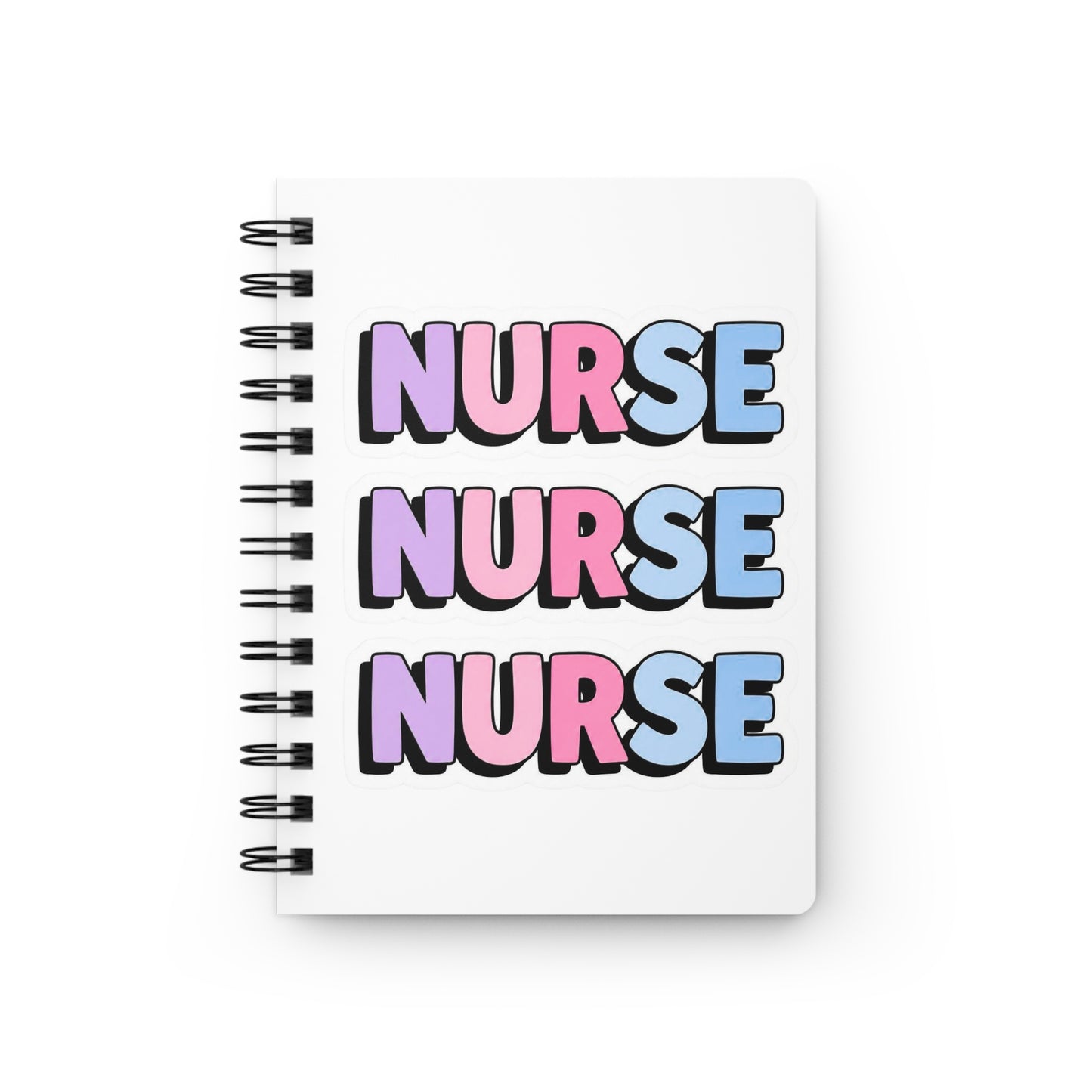 NURSE faux sticker Journal