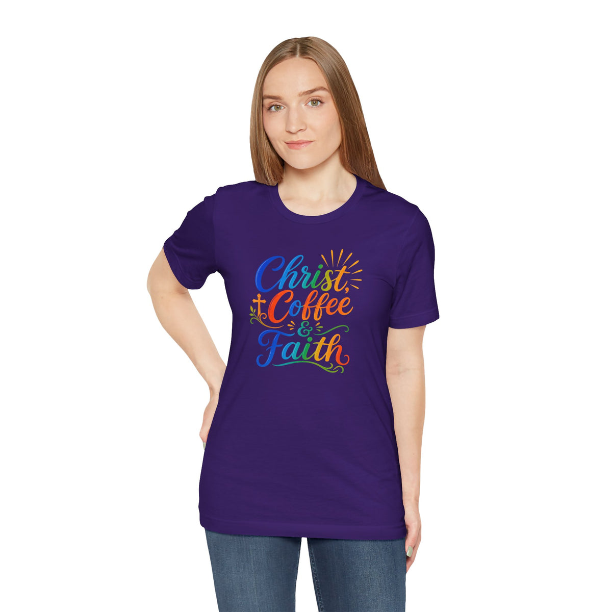 Christ, coffee and faith T-shirt